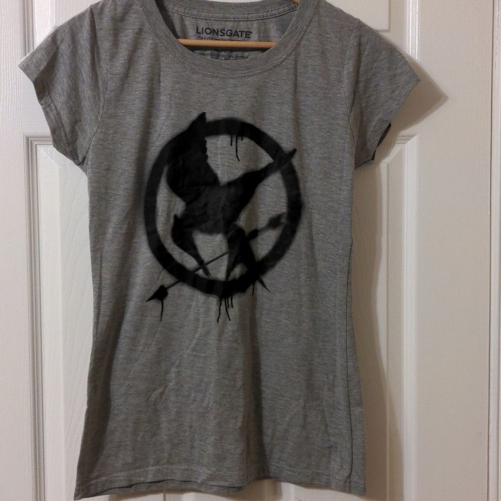 Lionsgate hunger games youth‎ girls tshirt cotton blend XL